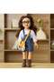 Wander Long Fashion Doll in Denim Jeans and White T-Shirt 18cm - 2