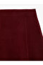 Slim Fit A-Line Mini Skirt - 7