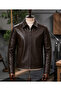 Men's Classic Brown Genuine Leather Coat