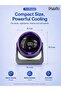 Desktop Fan, Portable High-Speed Mini Desk Fan with LED Display, 3/6/9 Hour Timer, 5 Levels, 100 Wind Speeds, Suitable for Office, Home, Dorm, Travel (Purple) - 6