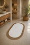 Handmade Bohemian Bath Mat Set of 2 Plush Non-Slip Gel Base 40X60 cm and 60X100 cm - 8