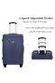 4-Piece ABS Hard Shell Luggage Set for Family, 20/24/28/32 Inch, TSA-Approved Lock, 360° Silent Spinner Wheels, 3-Level Adjustable Handle, Unisex for Men Women - 4