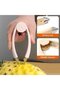Pineapple eye pouch 2-piece set, stainless steel, suitable for strawberries, pink. - 3