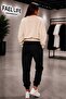 Unisex Wide Cut Zero Neckline and Sweatpants Moonflower Printed Set - 2