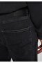Straight Fit Men's Black Denim Jean Trousers - 6