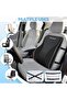 Lumbar Support Pillow for Office Chair and Car Seat Back Support Memory Foam Back Cushion for Lower - 5