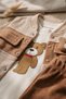 Milo Teddy Bear 3-Piece Baby Set - Cotton Waffle Knit Cardigan, Bodysuit and Pants Set - Earth Tones - 3
