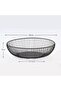 Flat Modern Black Fruit Bowl, Fruit Holder for Fruit and Vegetable Storage, Minimalism Wire Fruit Bo - 5