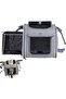 Grey foldable dog bike basket 36x26x31cm.