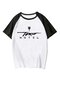 Mingalondon Tokio Hotel White Raglan Sleeve Oversize T-Shirt