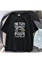 Mingalondon Rock Series Pink Floyd Black Unisex Oversize T-Shirt - 2