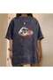 Mi̇ngalondon Washable Eat Art Unisex Vintage T-Shirt