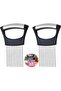 Coupe-oignon inox 2pcs 13,5x11cm
