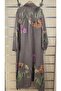 Italian Linen Set Long Tunic Shirt Pants with Sequin Detail - 4