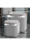 Foldable Storage Organizer Bag, Large Capacity Folding Clothes Storage Containers with Zipper and Ha - 4