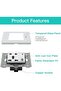 Single 5 Pin Universal Wall Socket with USB C & USB A - 1 Gang Black, Multifunctional Wall Out - 2