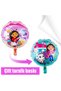 Gabby Dollhouse Balloon 2 Year Old 18 Piece Birthday Balloon Decoration Set - 3