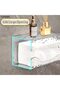 GREBIRD Under Cabinet Tissue Box Holder, Wall Mounted Tissue Roll Storage Rack, Clear Acrylic Paper - 4