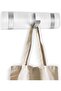 Coat Hooks Wall Mounted, Wall Mounted Clothes Rack with 3 Retractable Hooks, Self-Adhesive