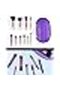 Makeup Brush Set (On The Go) Contains Ten Makeup Brushes Plus Bag - S06 - 3