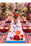 Decorative Runner with Bird and Flower Pattern - 40X140 cm - 4