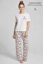 Egyptian Women's Cotton Pajama Set White