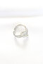 Topçuk Model Zircon Stone Silver Color Adjustable Ring - 3