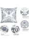 4 Pack Decorative Throw Pillow Covers, 18x18 Grey and White Modern Simple Square Pillow Cas - 6