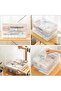 Stackable Plastic Craft Storage Box with 7 Adjustable Compartments, Large Capacity Organizer for Bea - 3