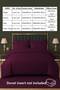® 6-Piece Duvet Cover Set –King Size, Includes 1 Duvet Cover(220x240cm), 1 Fitted Sheet(180x200+30cm) 4 Pillowcases(53x75cm) - 5