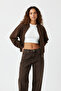 Women's Basic Comfortable Fit Zippered Bomber Jacket - 2