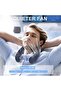 Portable wireless neck fan, USB 3000mAh battery, bladeless and silent operation, 3 wind speed settings, rechargeable, suitable for office, home and - 3
