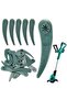 55-piece lawnmower blade pack - Replacement plastic blades for Bosch ART23-18LI and ART26-18LI models. - 3