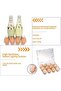 12Packs Clear Plastic Egg Cartons Eco-friendly Egg Holder Reusable Egg Cartons for 12 Eggs La - 3