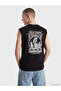 Esvab • Modern & Distinctive Relax Fit Zero Roba Collar Printed Men's Sleeveless T-Shirt