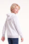 Boy's Printed Kangaroo Pocket Long Sleeve Hooded Sweatshirt - 4