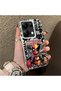Redmi Note 13 Pro 4g Compatible Marvel Patterned Silicone Edge Hard Back Case Couple Phone Case - 3
