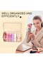 Eyeglasses Case - Eyeglasses Storage Box - Hard Case Eyeglasses Case - 4-Piece Set - Women's Eyeglasses Case - Eyeglasses Pouch - 5