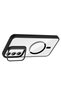 Galaxy A35 Case with Camera Stand, Magsafe Compatible, Transparent Back, Silicone - 3