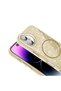iPhone 17 Case Non-Spill Glitter Silicone Magsafe Camera Raised - 5