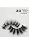 4 Pairs 3D Faux Eyelash Set – Reusable Long Thick Handmade, Hypoallergenic, Includes Tweezer for Ram - 5
