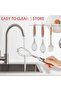 Stainless Steel Wire Whisk, Wooden Handle Non Stick Balloon Whisk, for Egg Beating, Batter Blending, - 7