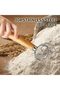 Dough Whisk, Stainless Steel Dutch Dough Hook with Wooden Handle, Manual Mixing Tool, Practical Kitc - 4