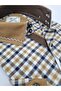 Modelli Collared Double Button Plaid Patterned Short Sleeve Children's Shirt - 3