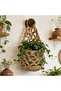 Plant Hanger Boho Macrame Space Saving Storage | Plant Pot Hanger Boho Wall Decor for Home Bedroom L - 3