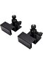 360 Degree Adjustable Solar Panel Gutter Mount for Ring Black Aluminum Alloy Installat - 2