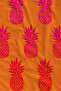 Coral Pink Pineapple Patterned 70X150 Beach Towel - Cotton Bath Towel - 2