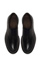 Men's Black Lace-Up Thick-Soled Leather Casual Shoes Wm750031Dv - 4