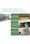 Two-piece air conditioner cover set, for household and indoor conditioners, dust all-around protective portable (universal, light gray). - 3