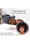 Silk sleep cap snow white satin cotton unisex breathable. - 5